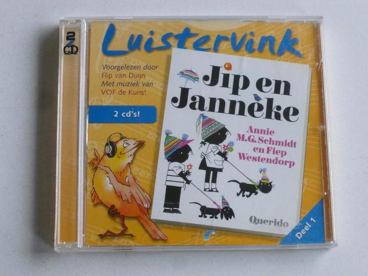 Luistervink - Jip en Janneke Deel 1 (2 CD), Cd's en Dvd's, Cd's | Kinderen en Jeugd, Zo goed als nieuw, Verzenden