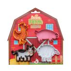 Koekjes Uitstekers Boerderijdieren Set/4, Verzenden, Nieuw