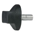 WENTEX® Rotary knob M10x20 (rechtop) - zwart, Verzenden, Nieuw