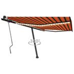 vidaXL Luifel handmatig uittrekbaar met LED 450x300 cm, Verzenden, Nieuw