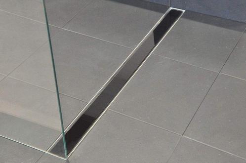 Glasrooster zwart 70x7 tbv RVS douchegoot, Doe-het-zelf en Verbouw, Buizen en Afvoer, Nieuw, Verzenden