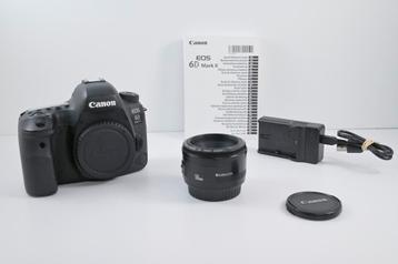 Canon EOS 6D mkII + EF 50mm F1.8 beschikbaar voor biedingen