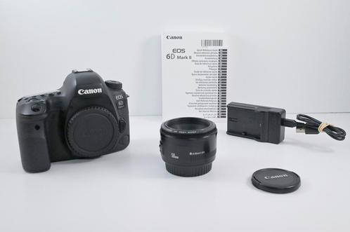Canon EOS 6D mkII + EF 50mm F1.8, Audio, Tv en Foto, Fotocamera's Digitaal, Geen optische zoom, Gebruikt, Canon, Spiegelreflex