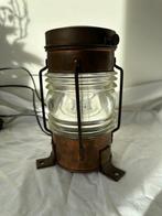 Lamp - Koper - Scheepslamp / Ankerlicht, Antiek en Kunst