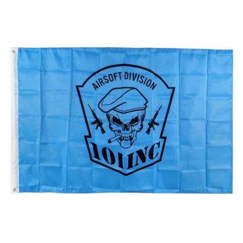 Vlag 101 INC skull. Diverse kleuren, Diversen, Vlaggen en Wimpels, Nieuw, Verzenden