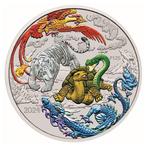 Australië. 2024 2 oz Chinese Myths and Legends Four