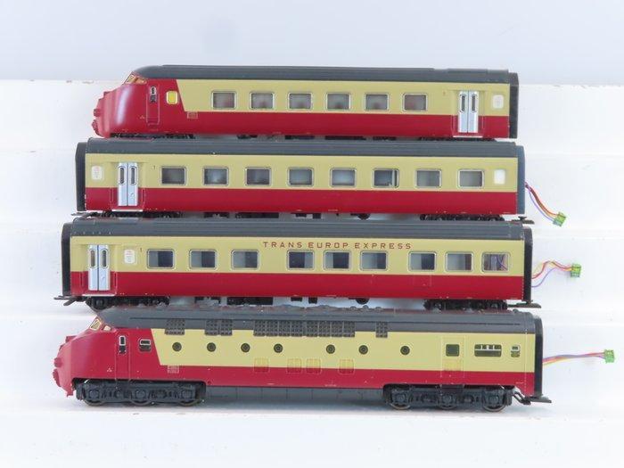Märklin H0 - 3471 - Treinstel (1) - 4-Delige Set TEE DE, Hobby en Vrije tijd, Modeltreinen | H0