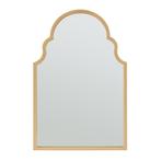 [en.casa] Wandspiegel Hämeenkyrö 90x60 cm goudkleurig, Huis en Inrichting, Woonaccessoires | Spiegels, Nieuw, Verzenden