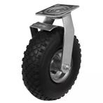 Benson Zwenkwiel met luchtband en rem - Ø 260 mm - 130 kg.., Doe-het-zelf en Verbouw, Zwenkwielen, Ophalen of Verzenden, Nieuw