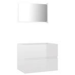 Badkamermeubelset Wit - Retourdeal - Strak Design 40% Kor..., Huis en Inrichting, Badkamer | Badkamermeubels, Nieuw, Minder dan 100 cm