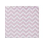 Roze Servetten Gestreept 25cm 20st, Verzenden, Nieuw