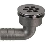 Afvoerputje 90 graden 19mm Rvs, Ophalen of Verzenden, Nieuw