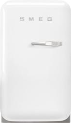 Smeg FAB5LWH6 retro jaren 50 koelkast - wit - linksdraaiend, Witgoed en Apparatuur, Koelkasten en IJskasten, Zonder vriesvak, Verzenden