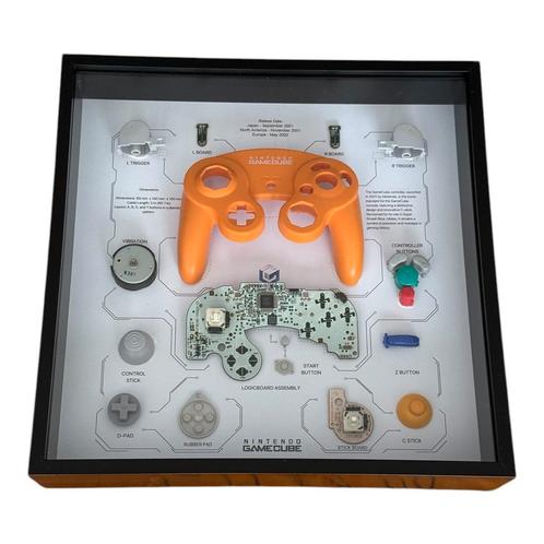Wall Art - Gamecube controller oranje, Spelcomputers en Games, Spelcomputers | Overige Accessoires, Verzenden