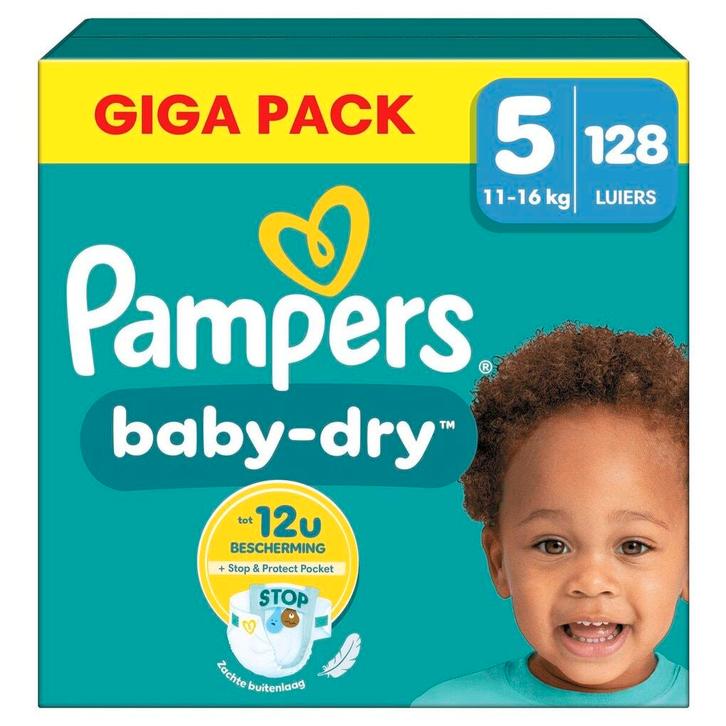 Pampers Baby-Dry Maat 5 Luiers, Kinderen en Baby's, Overige Kinderen en Baby's, Nieuw, Verzenden