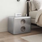 vidaXL Bijzettafel met 2 lades in vintage luchtvaartstijl, Huis en Inrichting, Tafels | Bijzettafels, Verzenden, Nieuw, Minder dan 45 cm