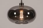 Rietveld Hanglampen - Grijs, Staalgrijs - Glas, Staal, Metaa, Huis en Inrichting, Lampen | Hanglampen, Verzenden, Nieuw