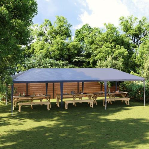 vidaXL Partytent 4x9 m blauw, Tuin en Terras, Partytenten, Partytent, Nieuw, Verzenden