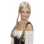 Blonde Tirolerpruik voor dames - Damespruiken, Ophalen of Verzenden, Nieuw