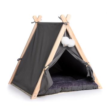 Tipi Tent voor katten of kleine honden Grijs beschikbaar voor biedingen
