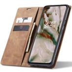 ProGuard OnePlus Nord Wallet Hoesje Vintage Leder Beige, Telecommunicatie, Verzenden, Nieuw, Hoesje of Tasje