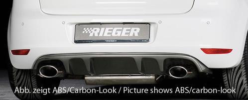 Rieger diffuser met 2 dubbele finnen | Golf 6 GTI - 3-drs.,, Auto-onderdelen, Carrosserie en Plaatwerk, Nieuw, Volkswagen, Ophalen of Verzenden