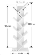 Houten Boekenkast 8 Planken – Compact Opbergrek voor Kantoor, Huis en Inrichting, Kasten | Boekenkasten, Verzenden, Nieuw
