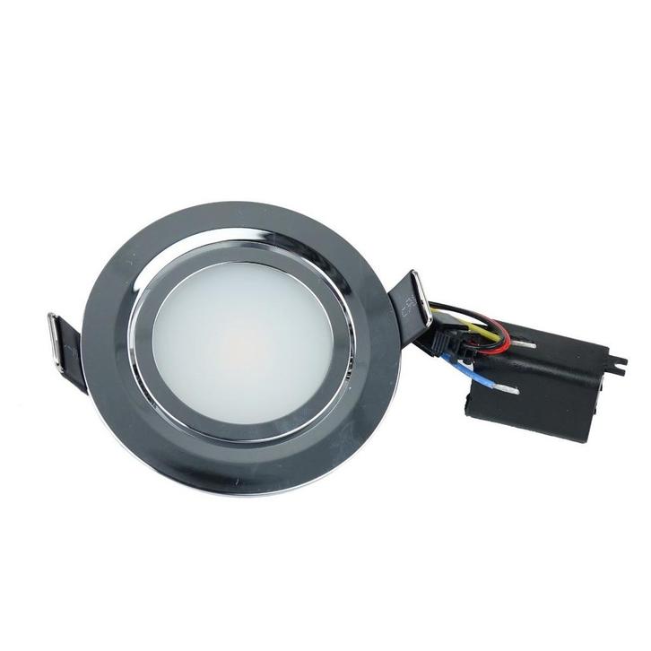 Hollex LED Spot MIKA 12/24V Kantelbaar-Chroom, Watersport en Boten, Navigatiemiddelen en Scheepselektronica, Nieuw, Ophalen of Verzenden
