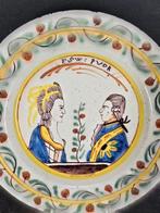 Delft, Plateelbakkerij - Bord - Aardewerk - Delfts blauw, Antiek en Kunst, Antiek | Glas en Kristal