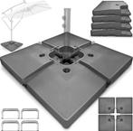 Parasolstandaard 90 liter / 120 kg - 106x106 cm - 4 delig -, Tuin en Terras, Verzenden, Nieuw