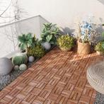 Houten terrastegels Alliste vlonder set van 10 acacia 0,9 m², Verzenden, Nieuw