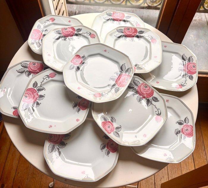 Bernardaud & Co. Limoges - Bord (12) - Aardewerk, Antiek en Kunst, Antiek | Meubels | Tafels