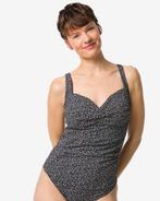 HEMA Damestankinitop Demy shaping fit stippen zwart/wit, Verzenden, Nieuw