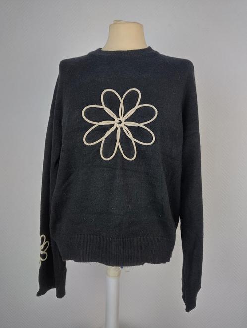 Object black sweater with floral design, Kleding | Dames, Truien en Vesten, Nieuw, Verzenden