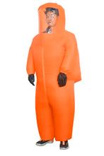 KIMU® Opblaas Kostuum Quarantaine Pak Oranje Opblaasbaar Pak, Kleding | Heren, Carnavalskleding en Feestkleding, Carnaval, Nieuw