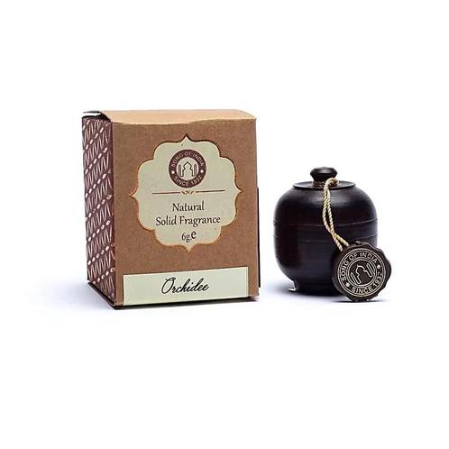 Geurcrème Orchidee in Rozenhouten Potje - 6 g, Sport en Fitness, Gezondheidsproducten en Wellness, Nieuw
