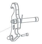 Kruisscharnier vergrendelingshaak Rollz Flex origineel, Diversen, Rollators, Ophalen of Verzenden, Nieuw