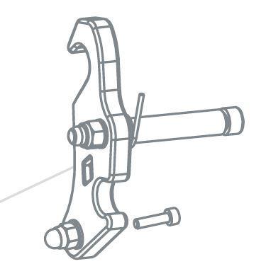 Kruisscharnier vergrendelingshaak Rollz Flex origineel, Diversen, Rollators, Nieuw, Ophalen of Verzenden