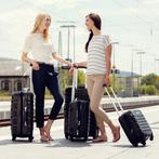Kofferset Mila 4-delig met bagageweger en bagagelabels - zwa, Nieuw, Verzenden