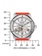 Bulova 98A226 Marine Star automatisch horloge 45 mm, Nieuw, Overige merken, Staal, Kunststof