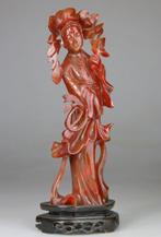 Beeldhouwwerk - Statuette - Kwanyin - Beeldhouwwerk - Houten