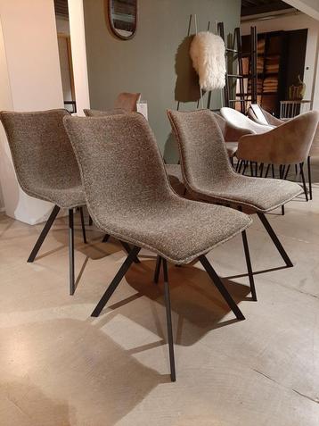 Eetkamerstoel Tolini - turtle (set van 4) **SHOWROOMMODEL** beschikbaar voor biedingen