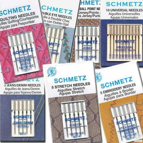 Schmetz naaimachine naalden, Hobby en Vrije tijd, Naaimachines en Toebehoren, Toebehoren, Nieuw