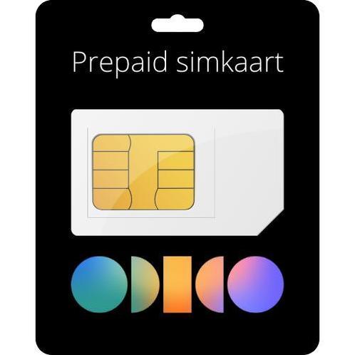 Odido Prepaid simkaart met €10 beltegoed, Telecommunicatie, Prepaidkaarten en Simkaarten, Prepaidkaart, Nieuw, T-Mobile, Verzenden