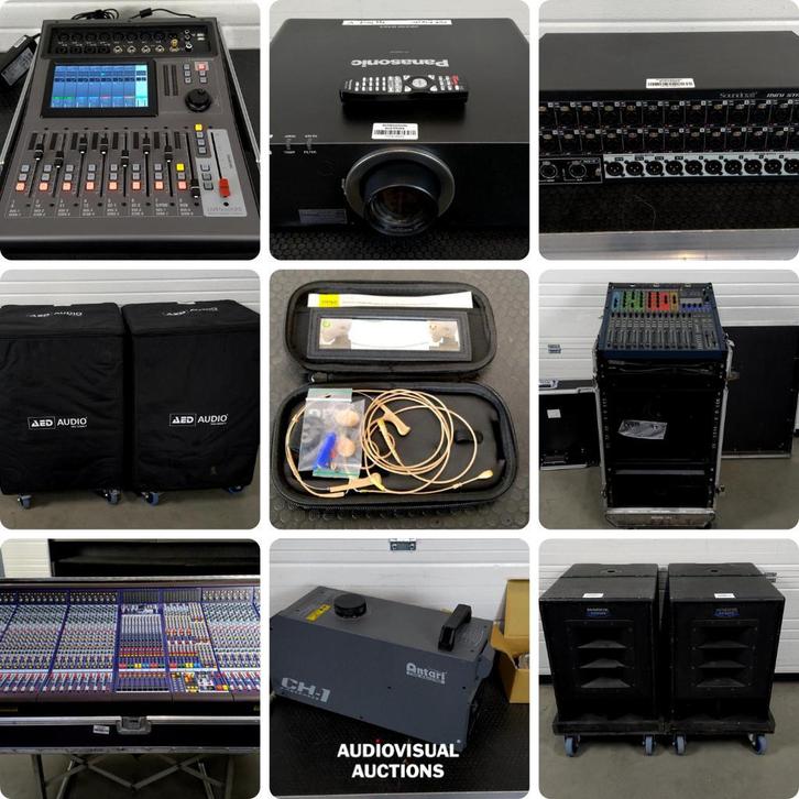 Licht, Geluid en Rigging veiling sluit op Ma 23/02 vanaf 19u, Muziek en Instrumenten, Dj-sets en Draaitafels, Dj-set, Gebruikt