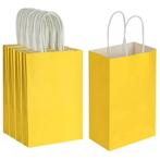 Fako Bijoux® - 12 Gele Papieren Uitdeeltasjes - 16x8x22cm -, Verzenden, Nieuw