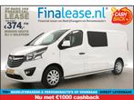 Opel Vivaro 1.6 CDTI L2H1 MARGE DC 6 Pers LED Navi Trekhaak, Wit, Nieuw, Lease, Boordcomputer