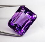 Zonder minimumprijs Amethist - 124.25 ct - Gem Report, Sieraden, Tassen en Uiterlijk, Edelstenen, Nieuw