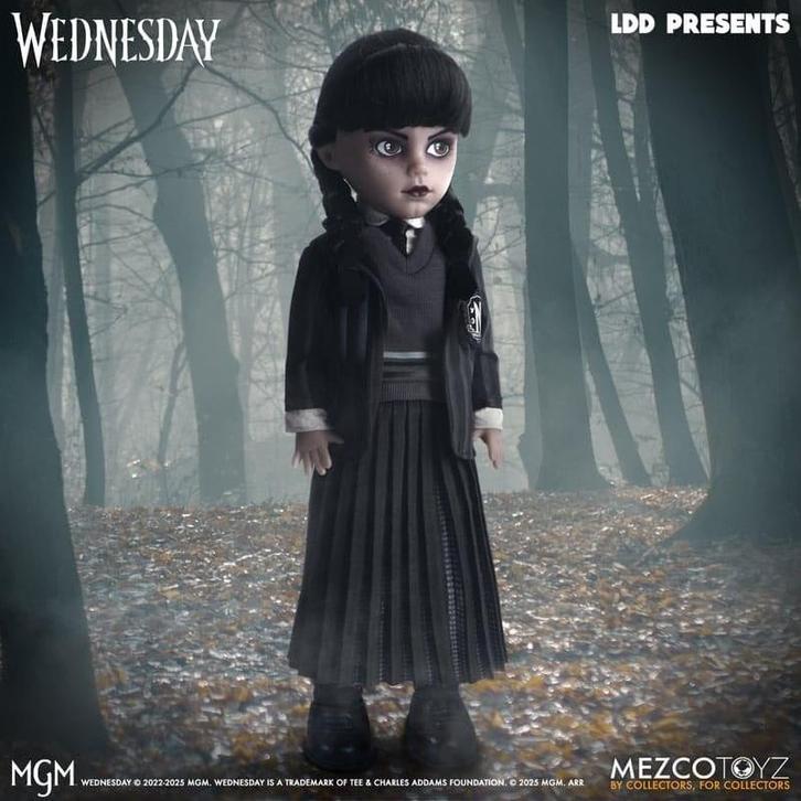 Wednesday LDD Presents Doll Wednesday Nevermore Academy Unif, Verzamelen, Film en Tv, Nieuw, Ophalen of Verzenden