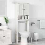 vidaXL Toiletkast met plank VIGO Wit en Antiek Wit 60 x 27 x, Verzenden, Nieuw